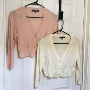MAK sweater bundle, vintage style, cropped sz XL